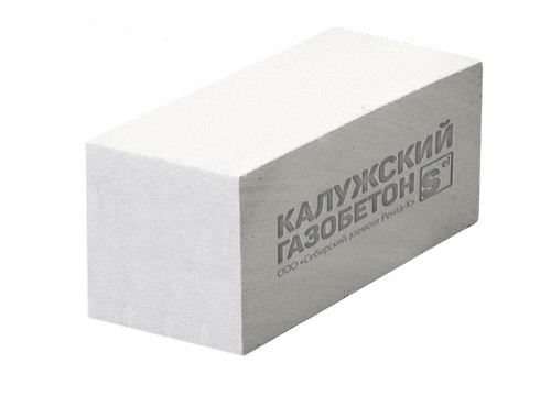 Газобетонные блоки Калужский D400 В2,5 625*250*500